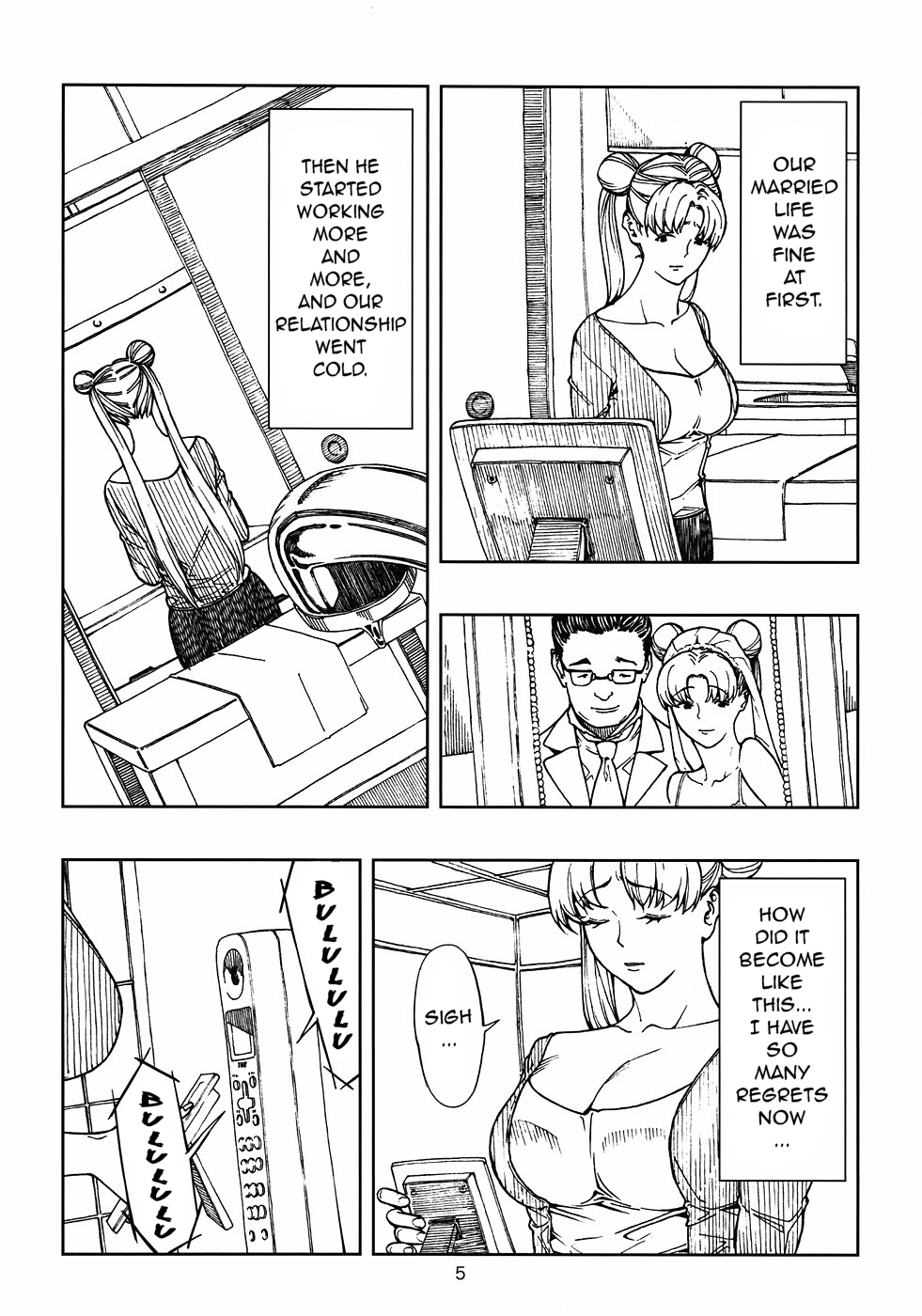 Tsukino Usagi  ~ Uwaki Hen ~ page 4 full