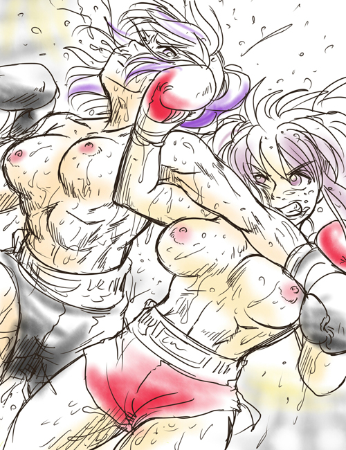 Girl vs Girl Boxing Match 4 by Taiji page 6 full