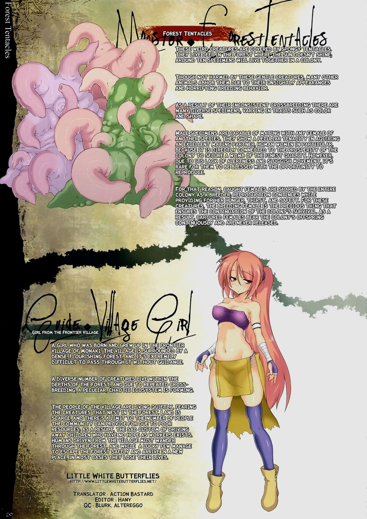 Bestiary - Forest Tentacle  =LWB= page 1 full