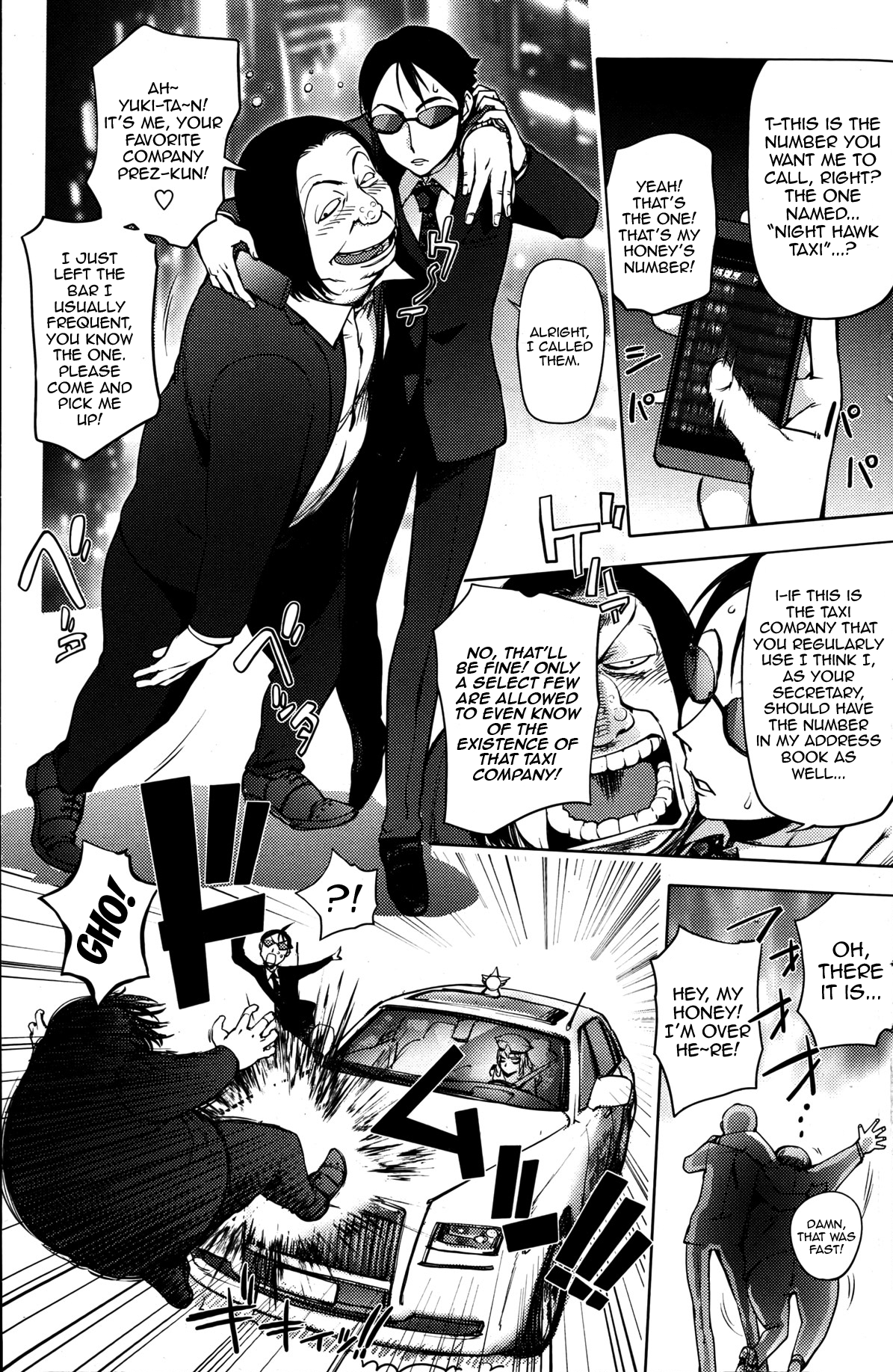 Sandaime Yotaka Taxi | Prostitute Taxi 3 page 1 full