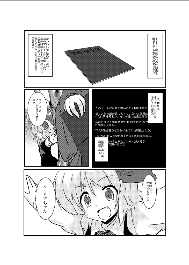 Touhou TS Monogatari ~Rumia  hen~ page 4 full