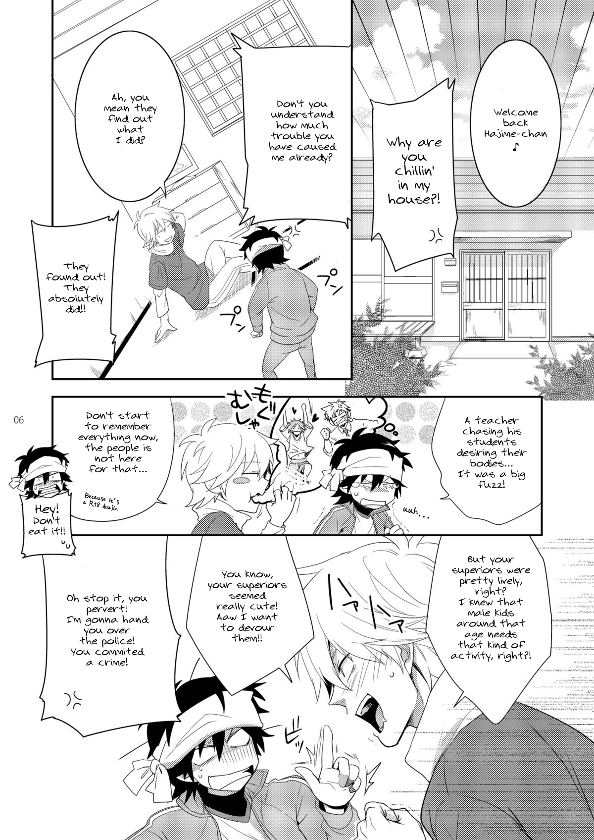Hajime-sensei to Otona no Hoken Taiiku 2 | Hajime-sensei and the adult health and physical education 2 page 5 full