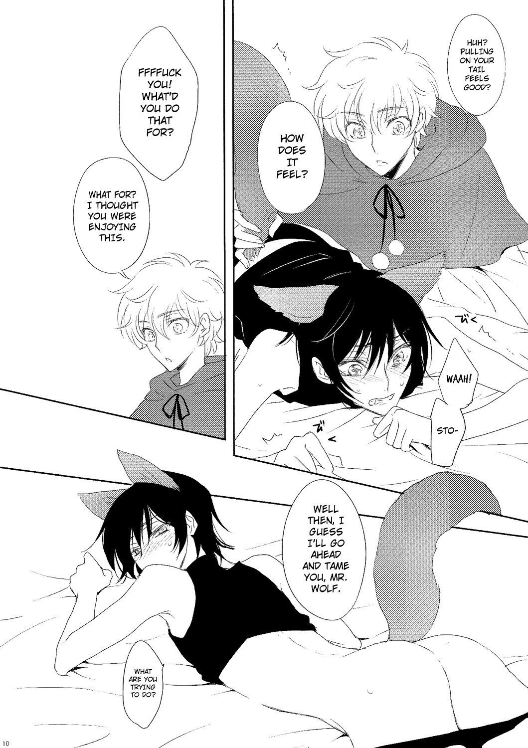 Ookami-san Ki wo Tsukete!    ==Strange Companions== page 9 full