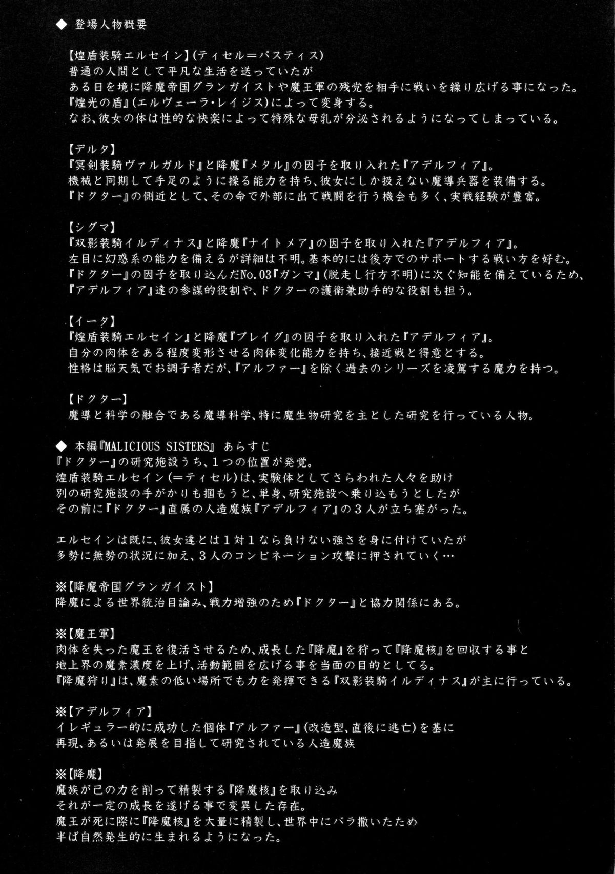 Shield Knight Elsain Vol. 10 MALICIOUS SISTERS page 3 full