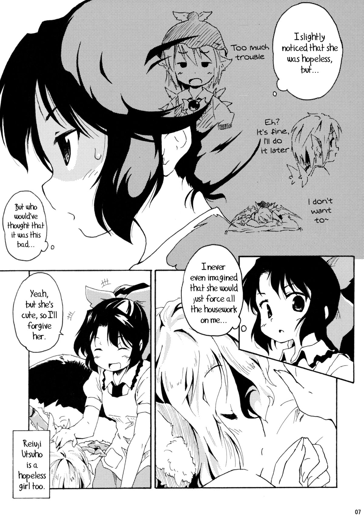 Jigokugarasu no Hayaoki, Yosuzume no Nebou | Hell Raven Rises Early, Night Sparrow Oversleeps page 7 full