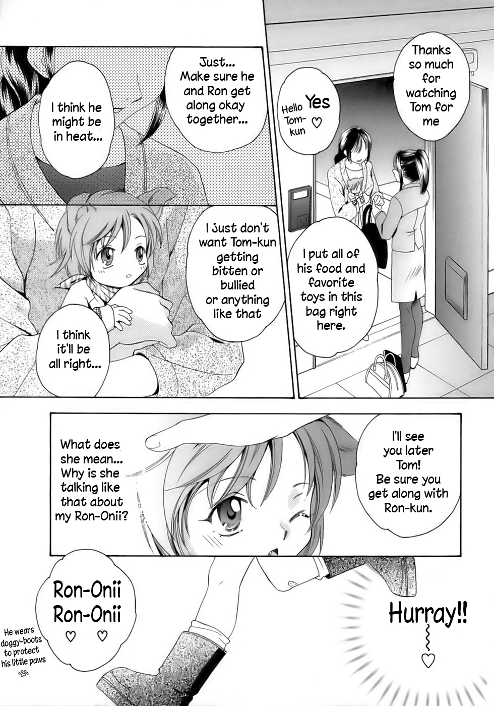 Issho ni o Sanpo! | A Walk Together! page 5 full