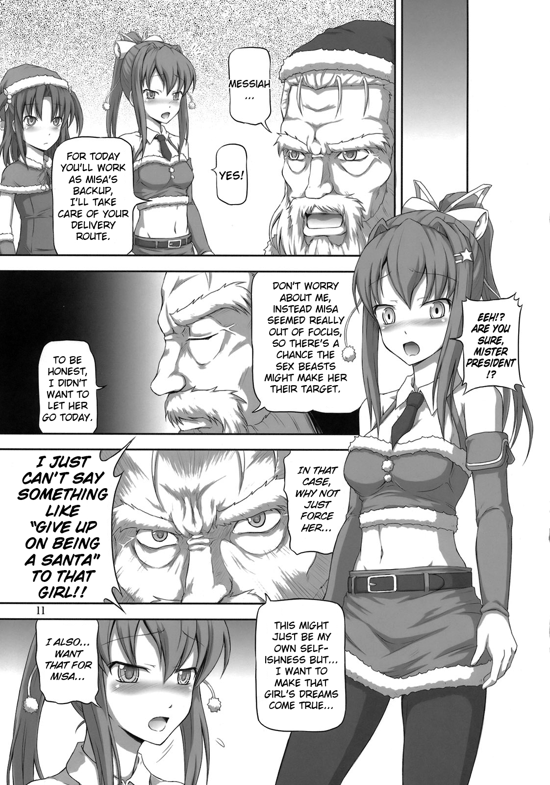 Futanari Santa-chan Duo!  =LWB= page 10 full