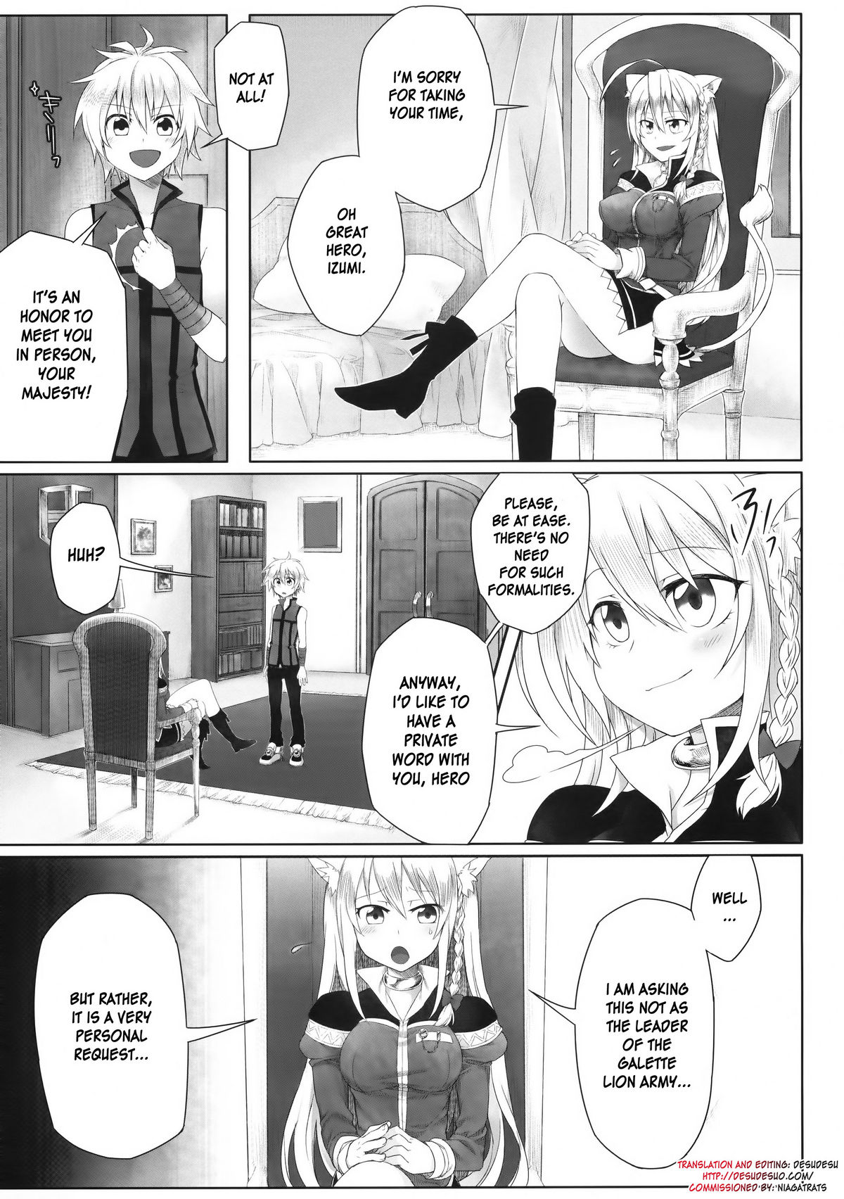 Hatsujou! Neko Hime Choukyou Sen!? page 3 full