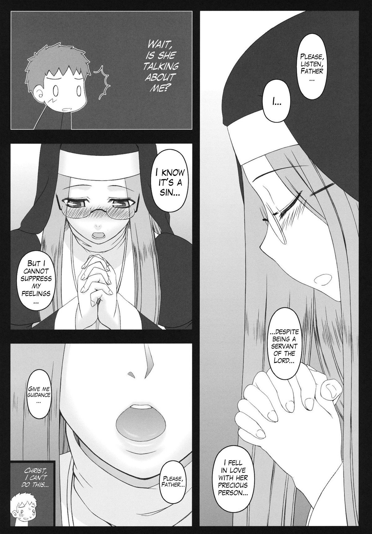 Yaraena. 12 Rider-san no Ha.chi.mi.tsu Zangeshitsu | Rider is Definitely Perverted 12: Rider’s Perverted Confessional page 4 full
