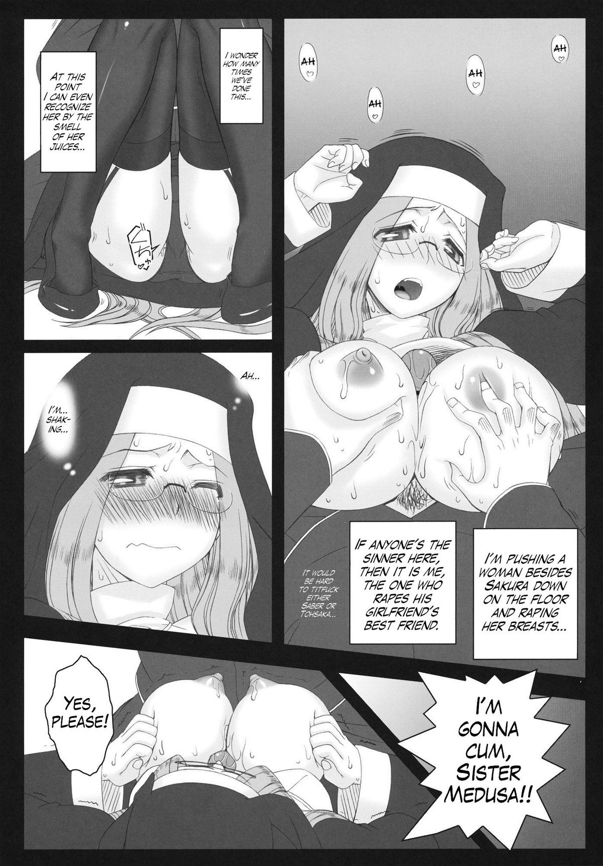 Yaraena. 12 Rider-san no Ha.chi.mi.tsu Zangeshitsu | Rider is Definitely Perverted 12: Rider’s Perverted Confessional page 9 full