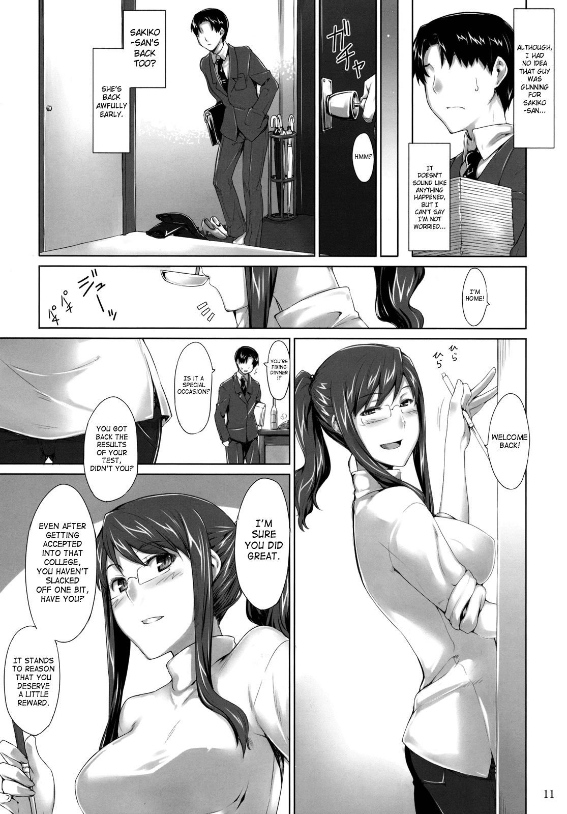 Sakiko-san no Dansei Jijou | Sakiko-san’s Man Issues page 10 full