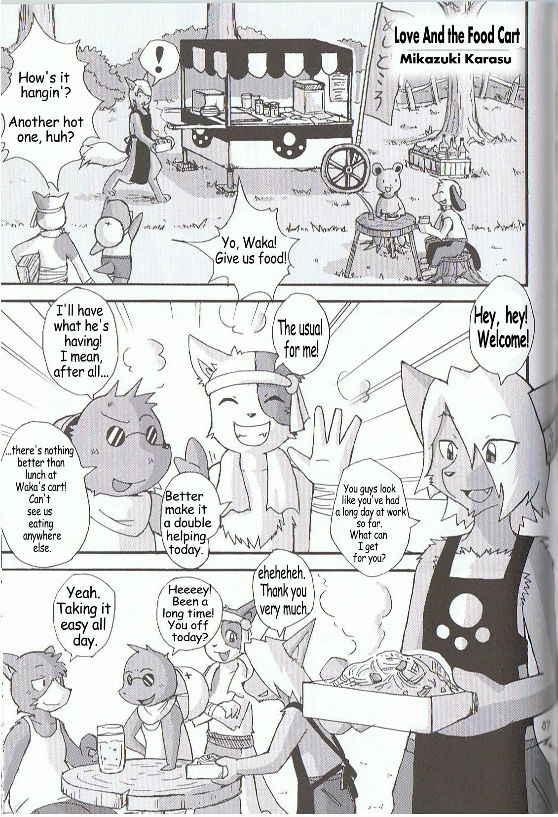 Love And The Food Cart -Mikazki Karasu page 1 full