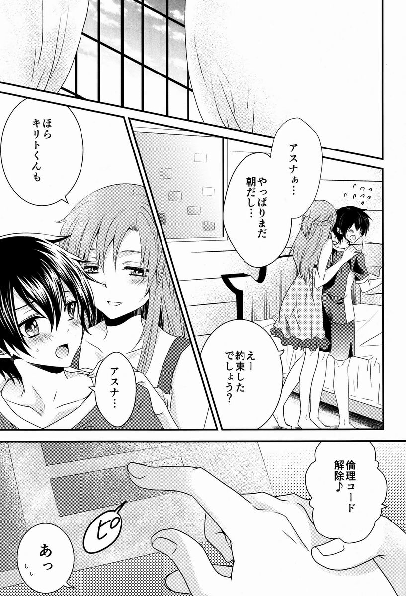 Koisuru Asuna wa Setsunakute Kirito-kun o Omou Totsui Ijiwaru Shichauno page 4 full