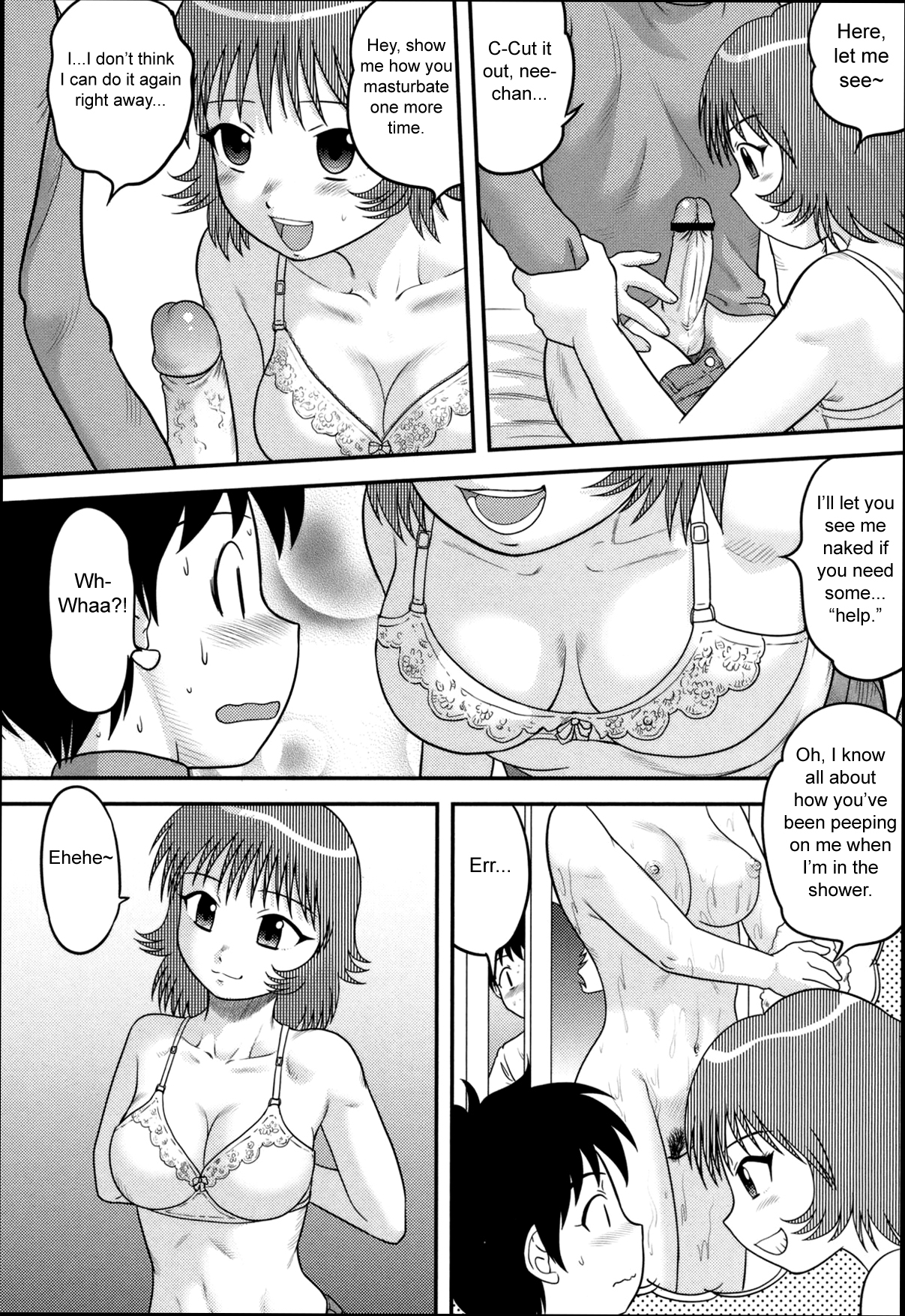 Onanie Mirareta!? | She Saw Me Fapping?! page 4 full