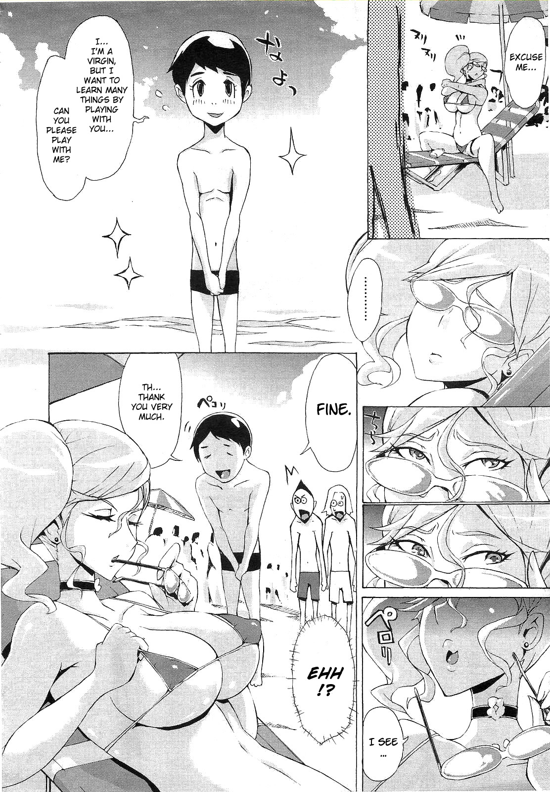 Mizugi Onee-san o Meguru Bouken | Adventure with Bikini Onee-san page 4 full