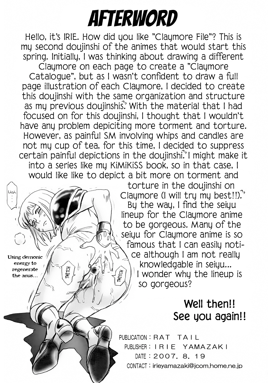 CLAYMORE FILE page 9 full