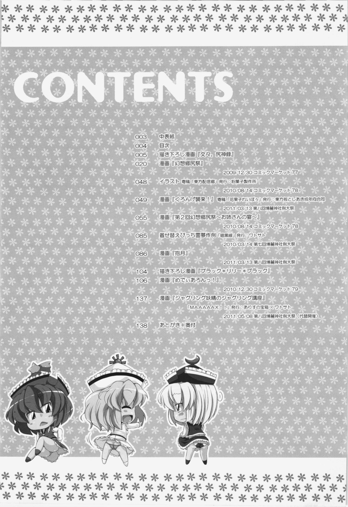 Ketsu darake Touhou Soushuuhen + page 4 full