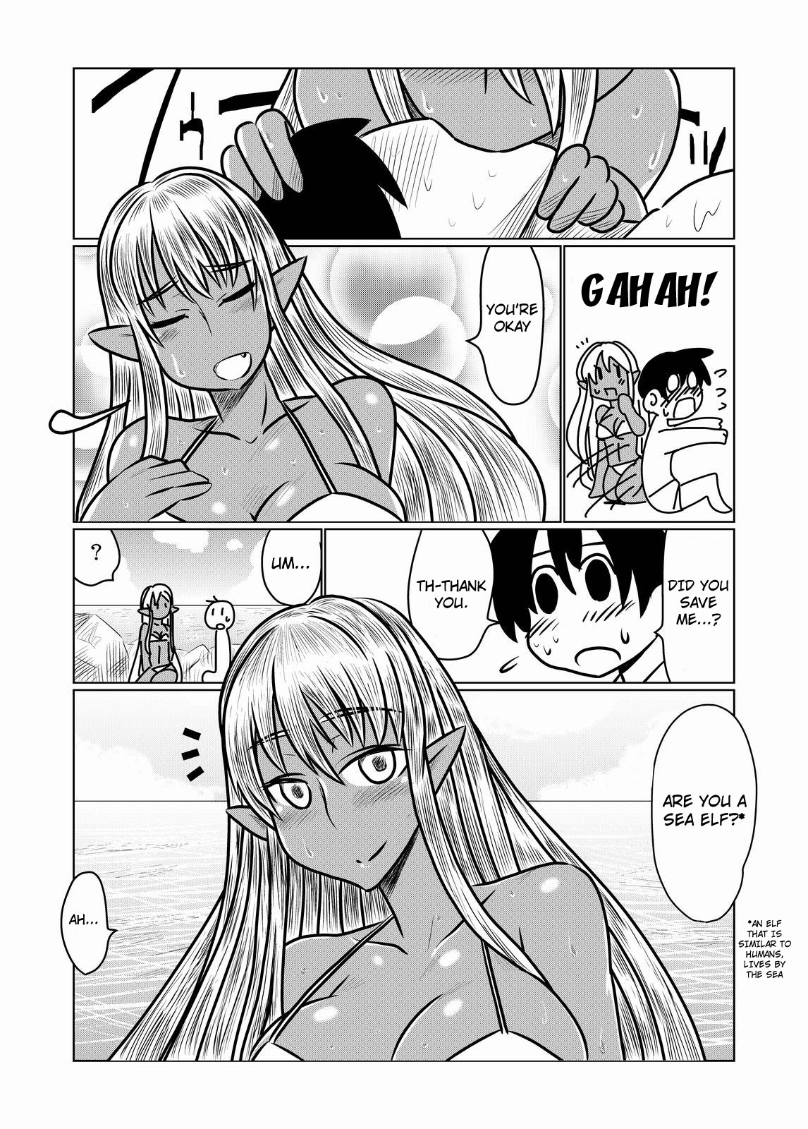 Kasshoku no Succubus-san to. | With a Suntan Succubus page 4 full