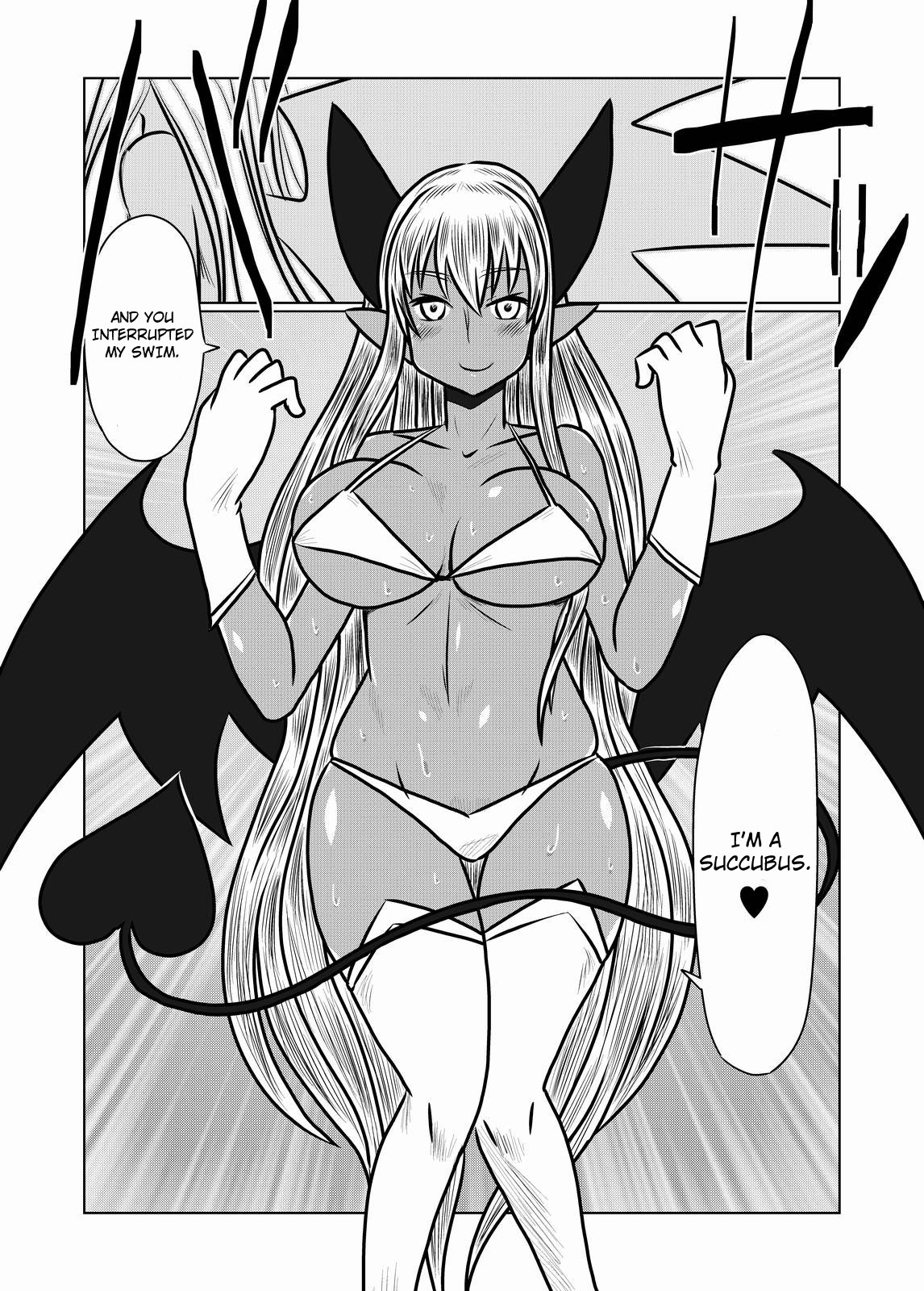 Kasshoku no Succubus-san to. | With a Suntan Succubus page 5 full