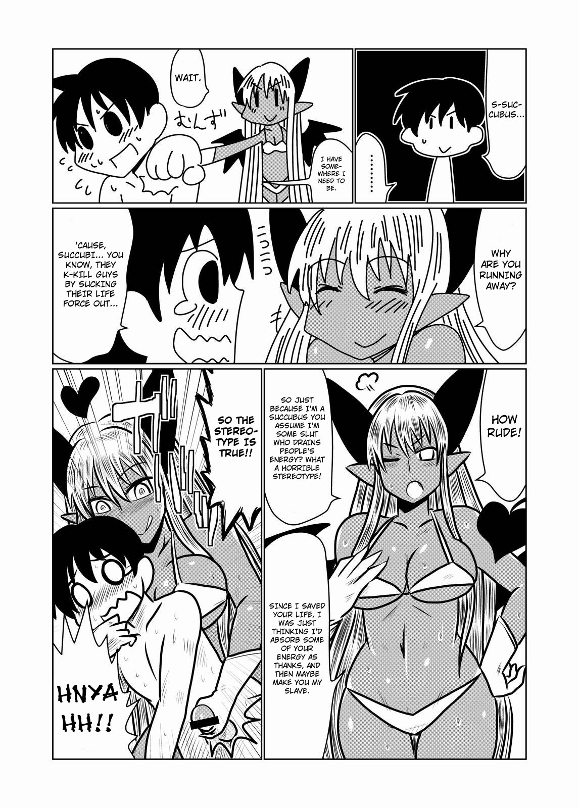 Kasshoku no Succubus-san to. | With a Suntan Succubus page 6 full