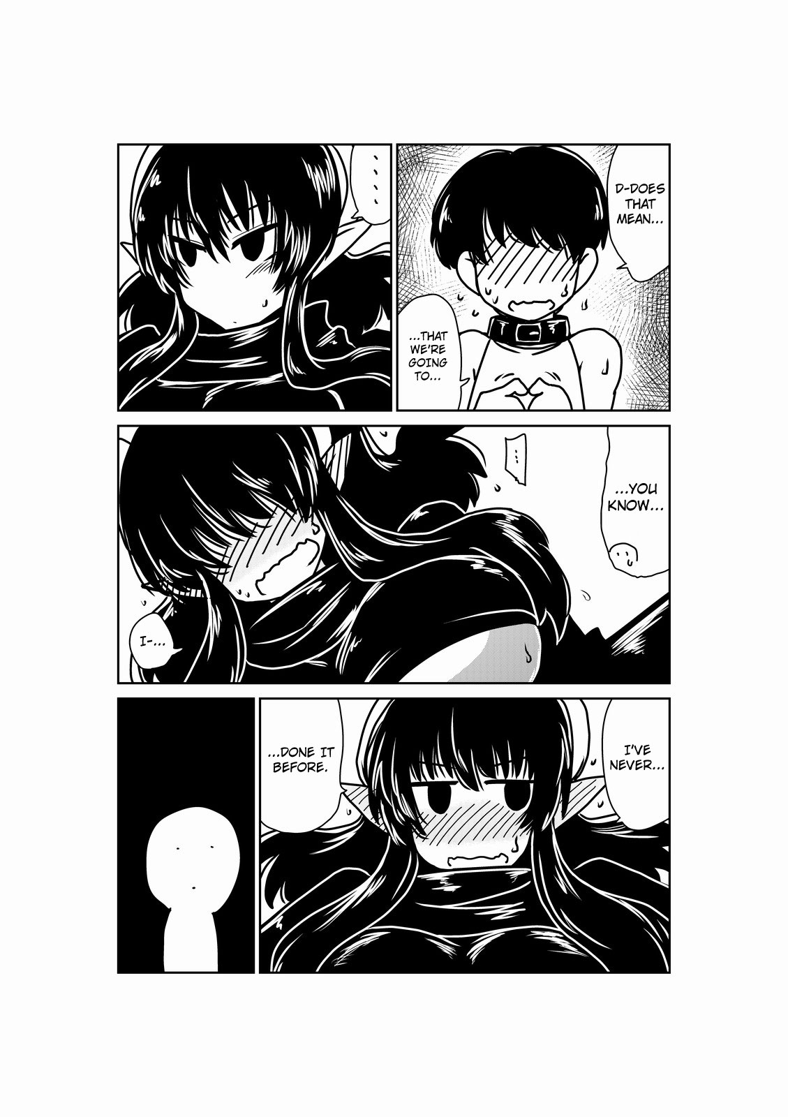 Succubus Kenshi to Obentou. | Lunch with a Succubus Swordswoman. page 8 full