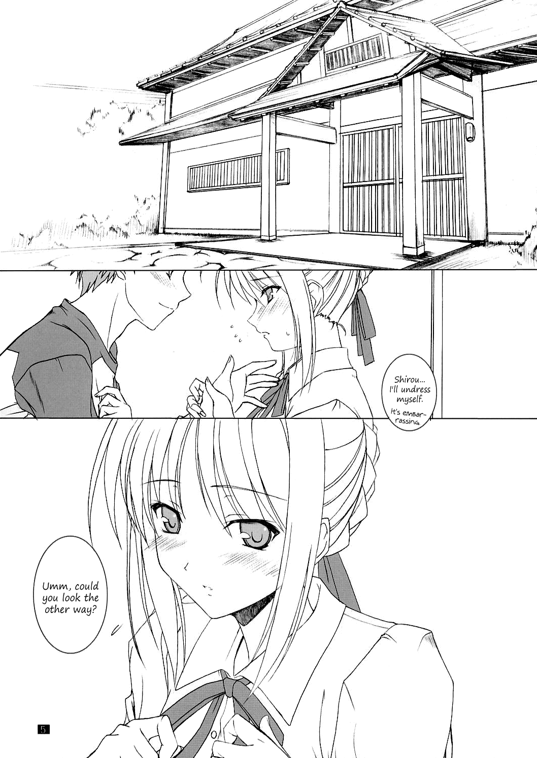 Purupuni Saber-san | Trembling Saber-san page 4 full