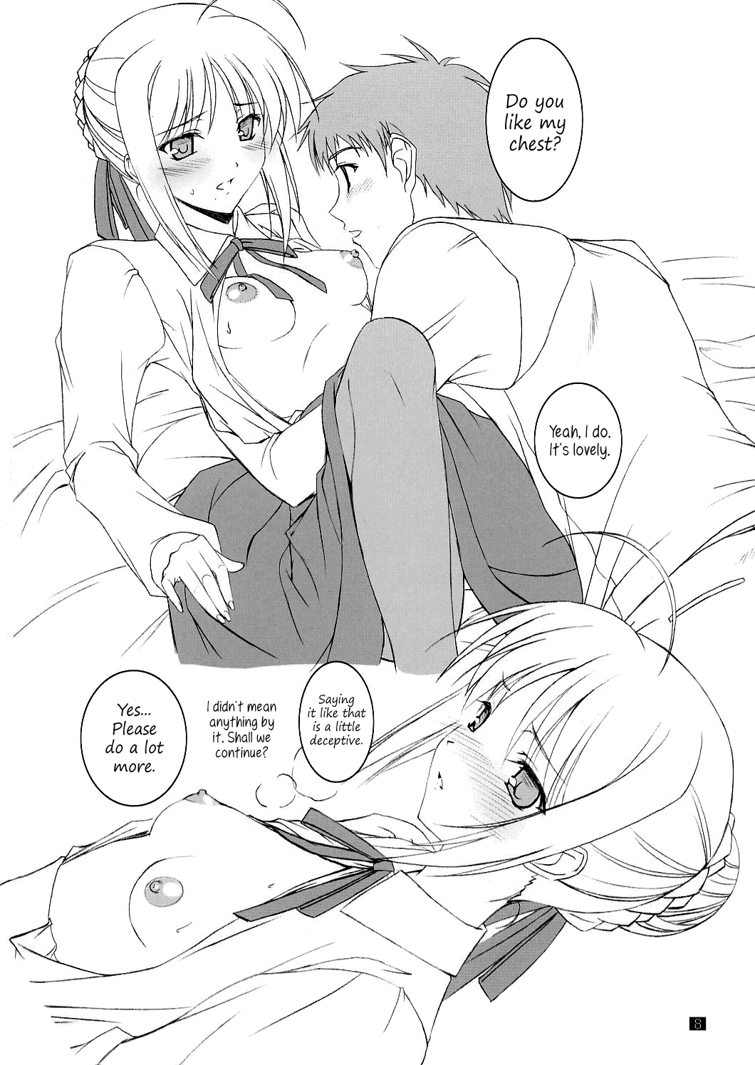 Purupuni Saber-san | Trembling Saber-san page 7 full