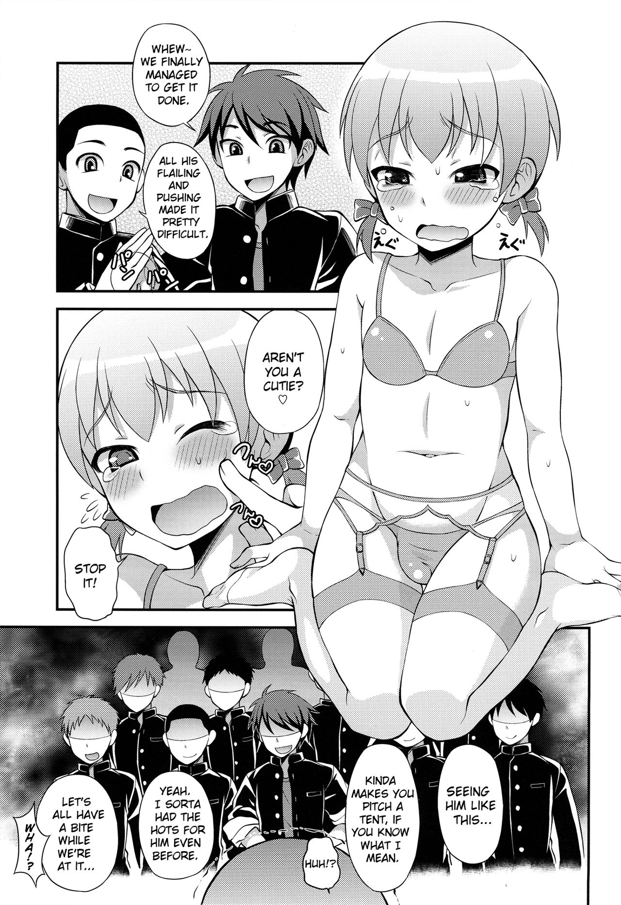 Iinchou ga Ore Tachi no Tame ni Chou Ganbatte Kureru Hon | The class president is taking it for the team  =SW= page 7 full