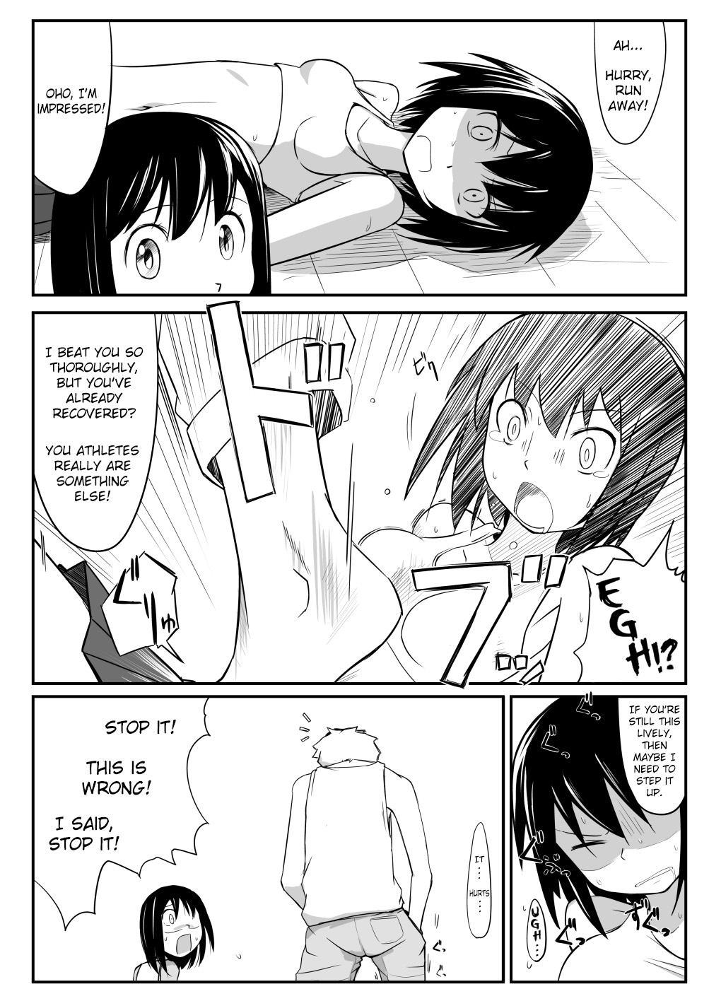 Manga About Viciously Beating Osaka’s Stomach  =LWB= page 4 full