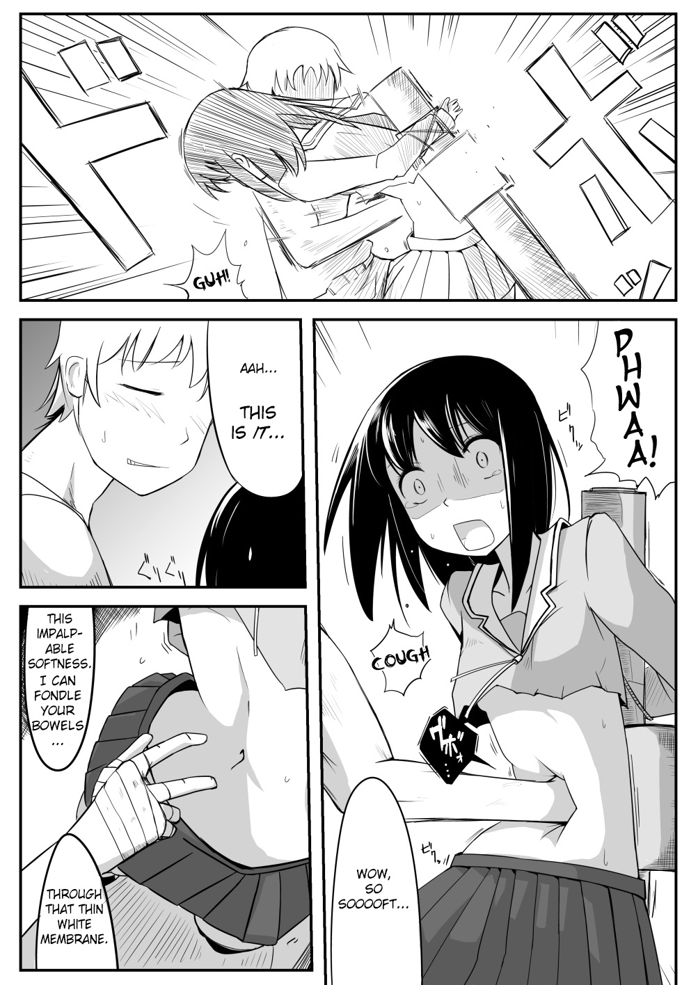 Manga About Viciously Beating Osaka’s Stomach  =LWB= page 8 full