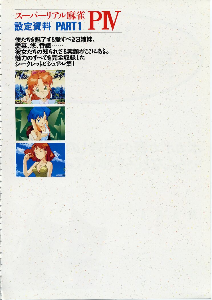 Super Real Mahjong PⅣ Artbook page 8 full