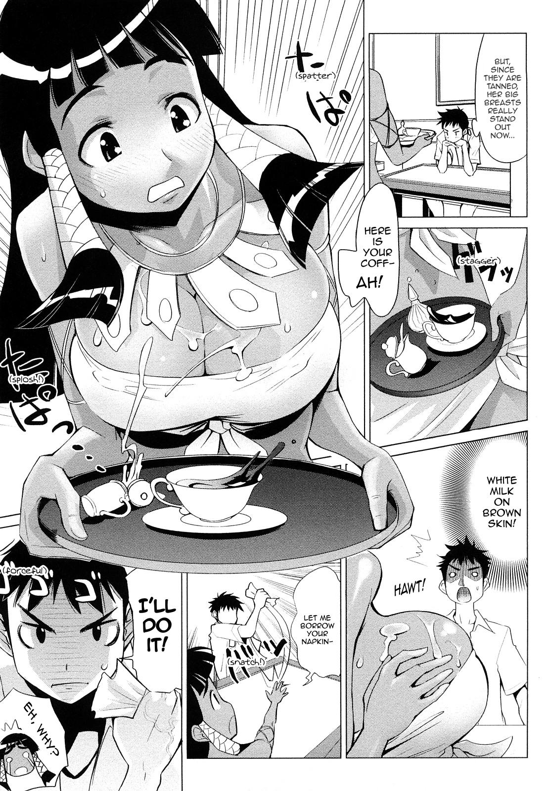 Natsuiro Oppai Cafe | Summer-Tanned Breast Cafe page 5 full