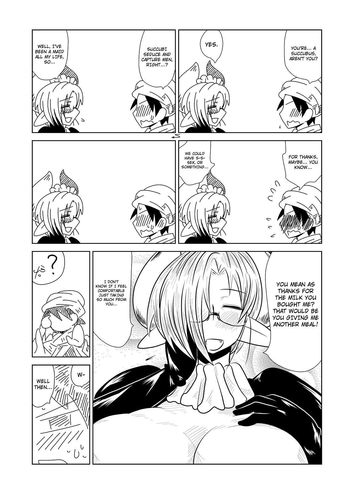 Toshima de, Maid de, Succubus de, | Middle aged, a Maid, and a Succubus page 7 full