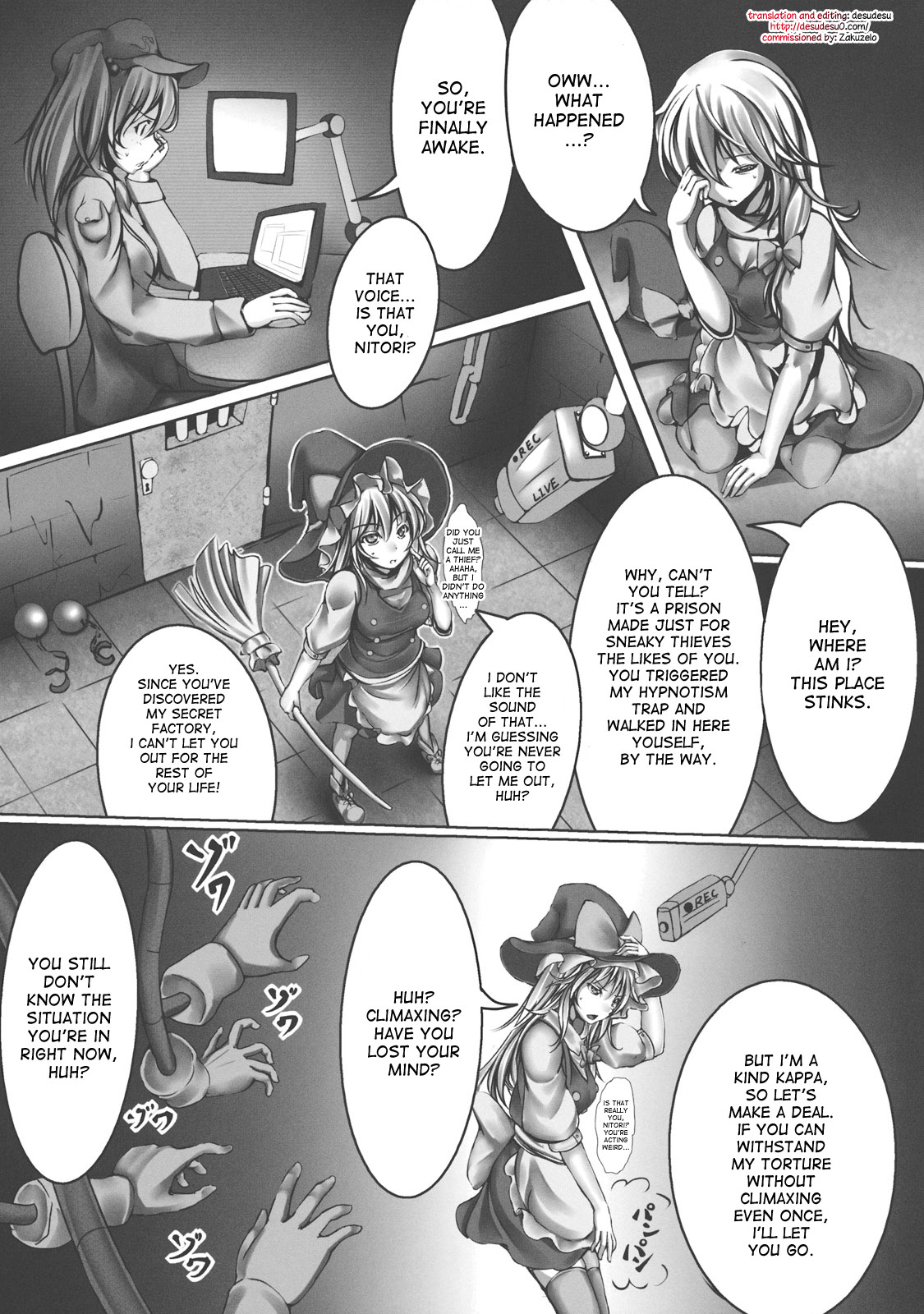 Kirisame Marisa Kyousei Zecchou Souchi | Kirisame Marisa Rape Machine page 5 full