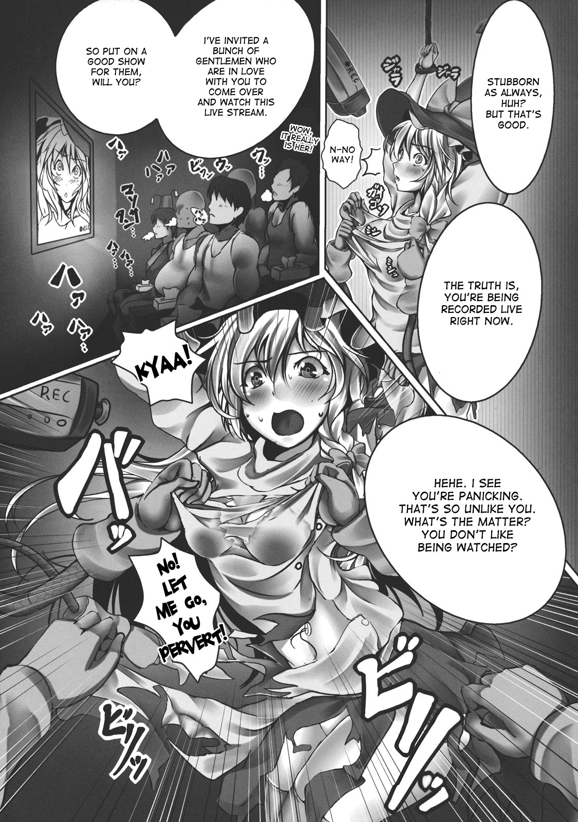 Kirisame Marisa Kyousei Zecchou Souchi | Kirisame Marisa Rape Machine page 9 full