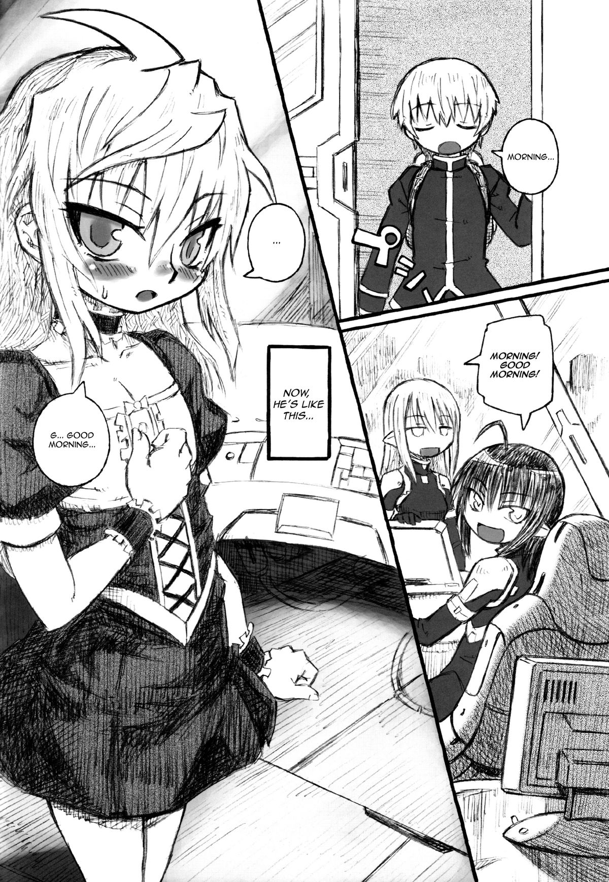 BOY meets BOY  =SW & Ero Manga Girls= page 4 full