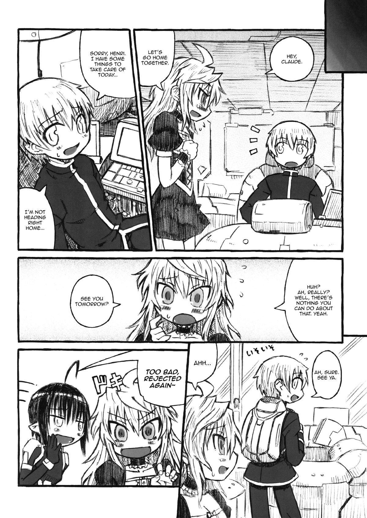 BOY meets BOY  =SW & Ero Manga Girls= page 6 full