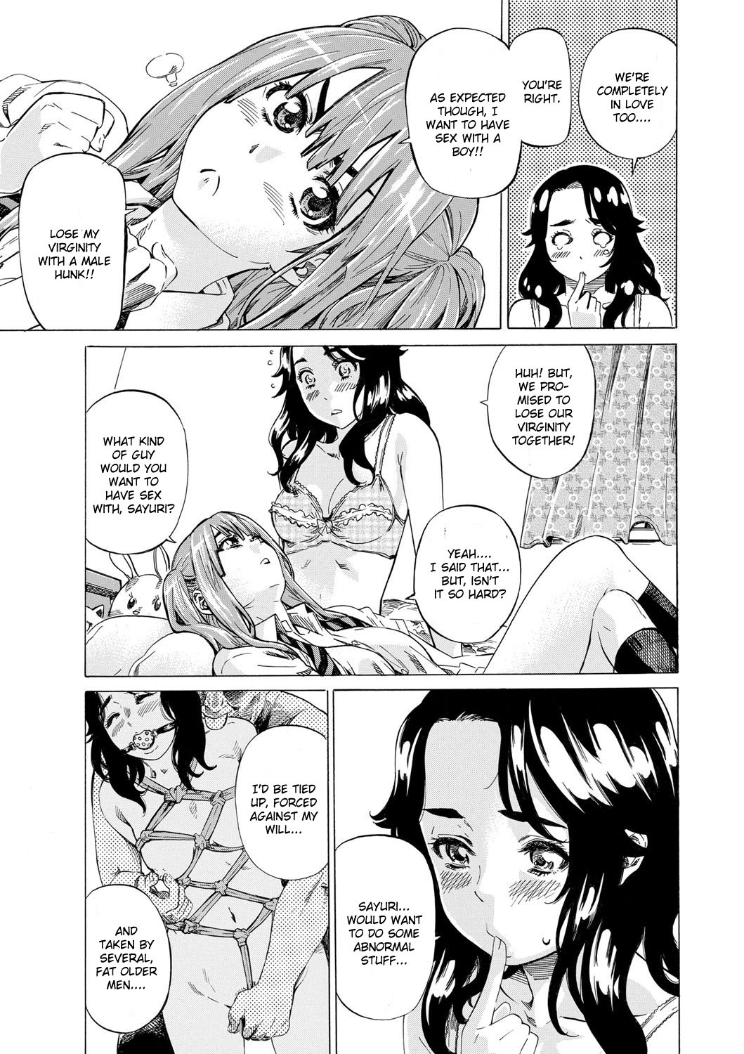 Kanojo to Kanojo no Hikakuteki Nichijouteki na Hatsutaiken Bangai-hen page 3 full