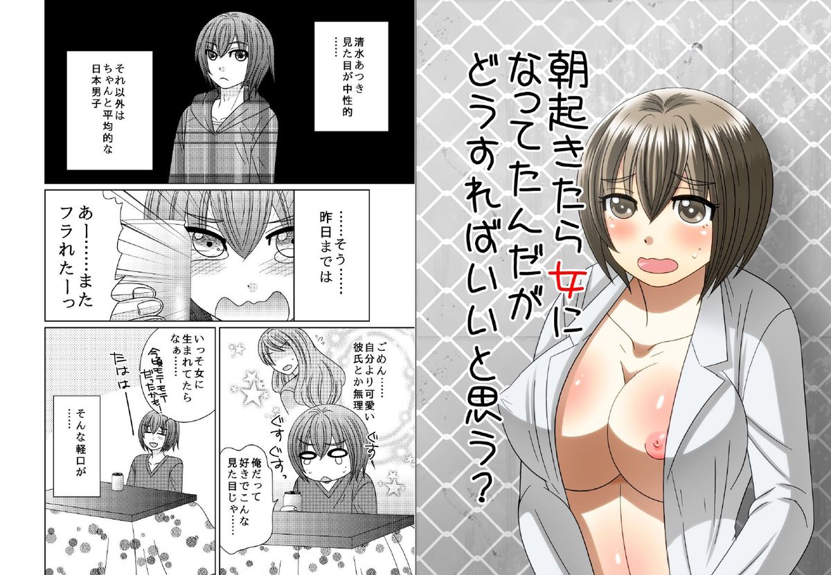 Asaokitara Onna ni Natte Tanda ga Dou sureba ii to Omou? page 1 full