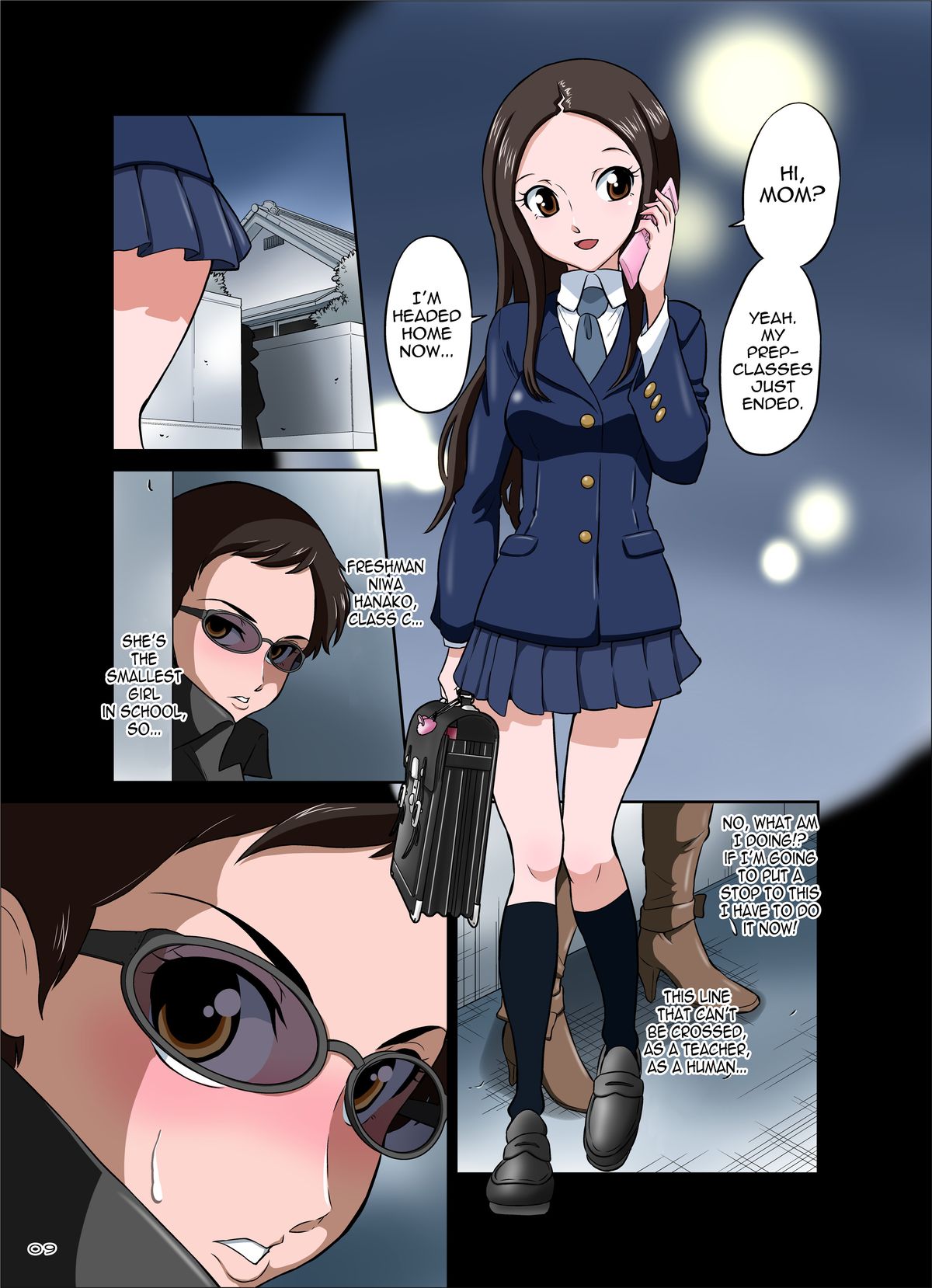 3-nen B-gumi Manami Sensei ~Futanari Taiiku Kyoushi - Morita Ritsuko~ | Instructor of Junior Class B and Hung Like a Horse, Futanari Gym Teacher Morita Ritsuko page 9 full