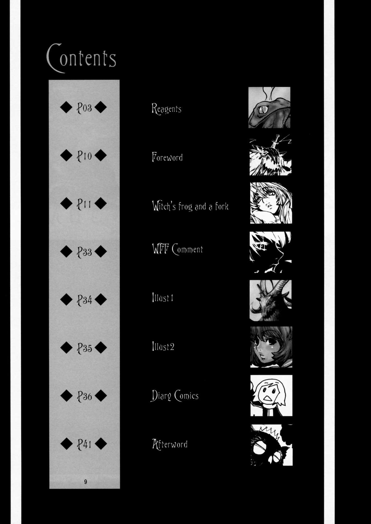 Witch's frog and a fork page 8 full