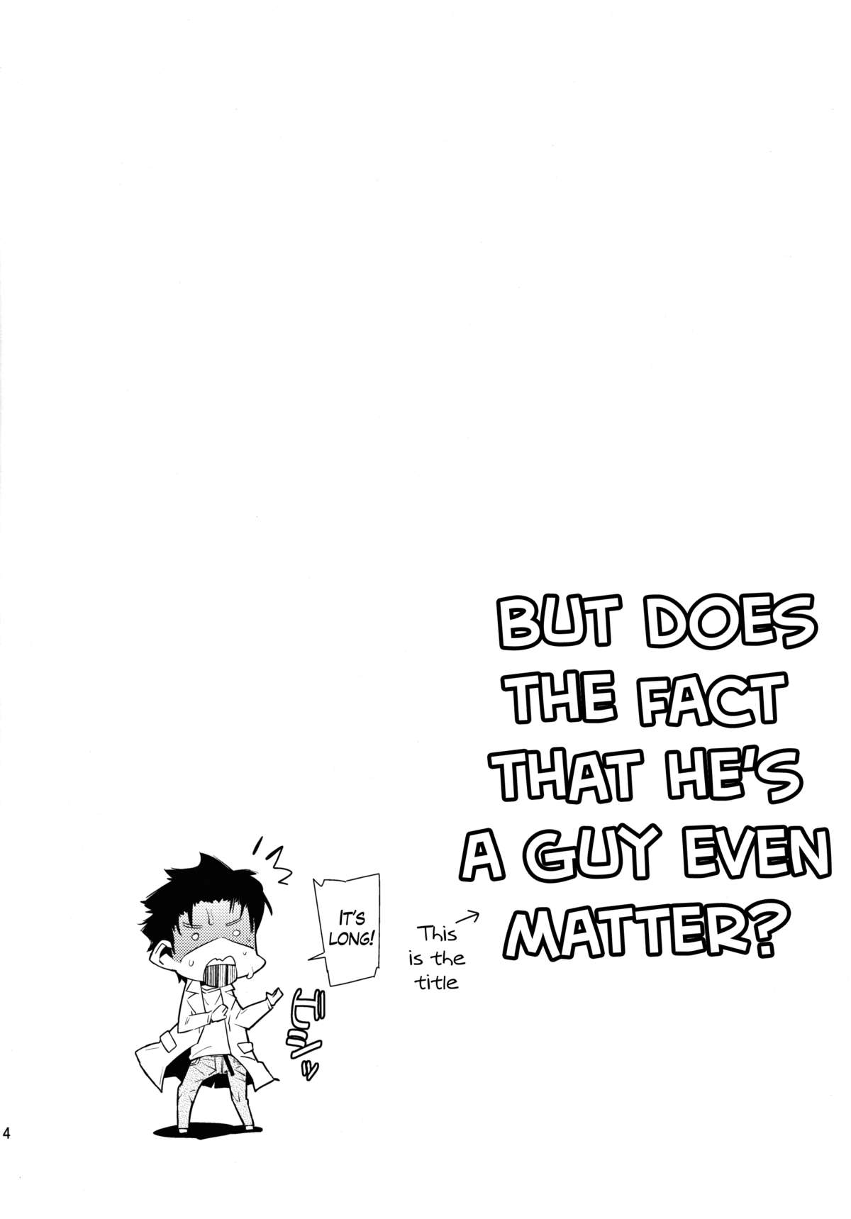 Daga, "Daga Otoko da" to Iu Jijitsu ga Doushita to Iu no da? | But Does The Fact That He's A Guy Even Matter?   =SW= page 3 full