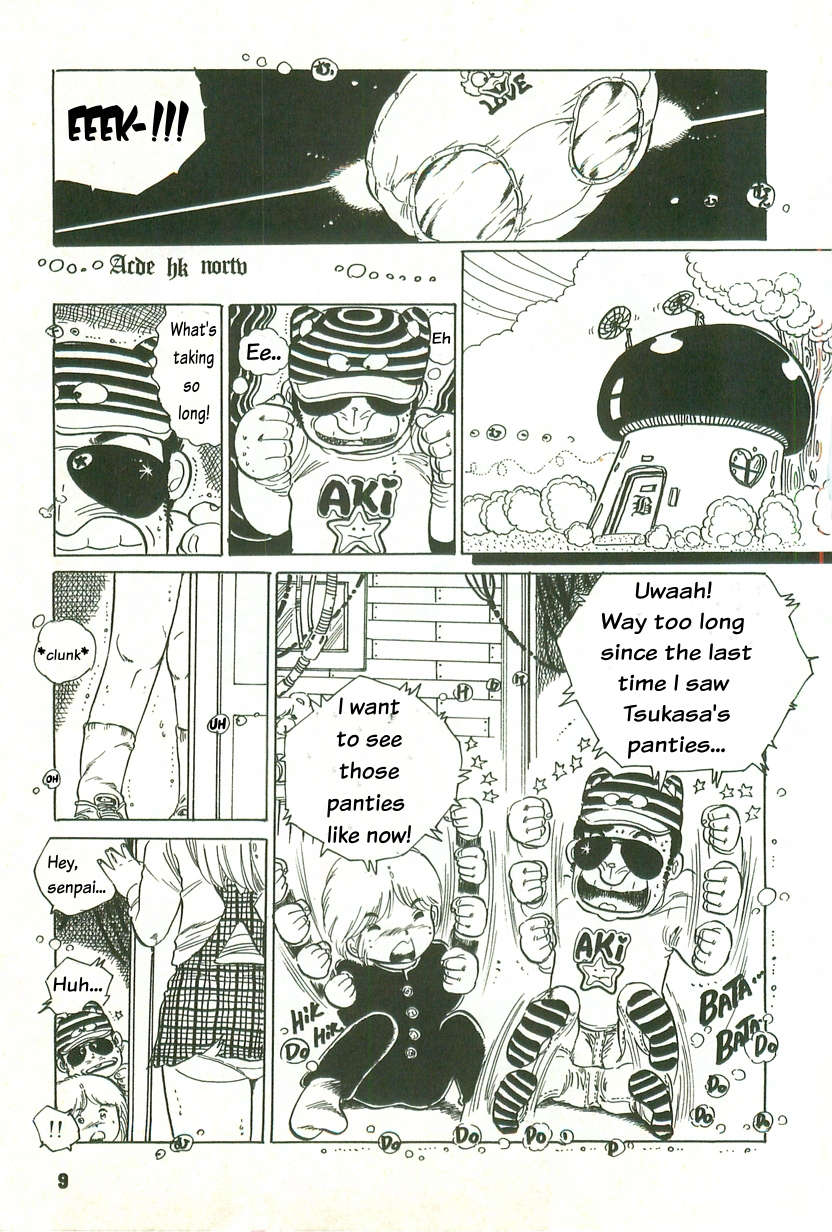 Tsukasa no pantsu ni Orange Keihou no maki | Orange alarm in Tsukasa's pants page 8 full