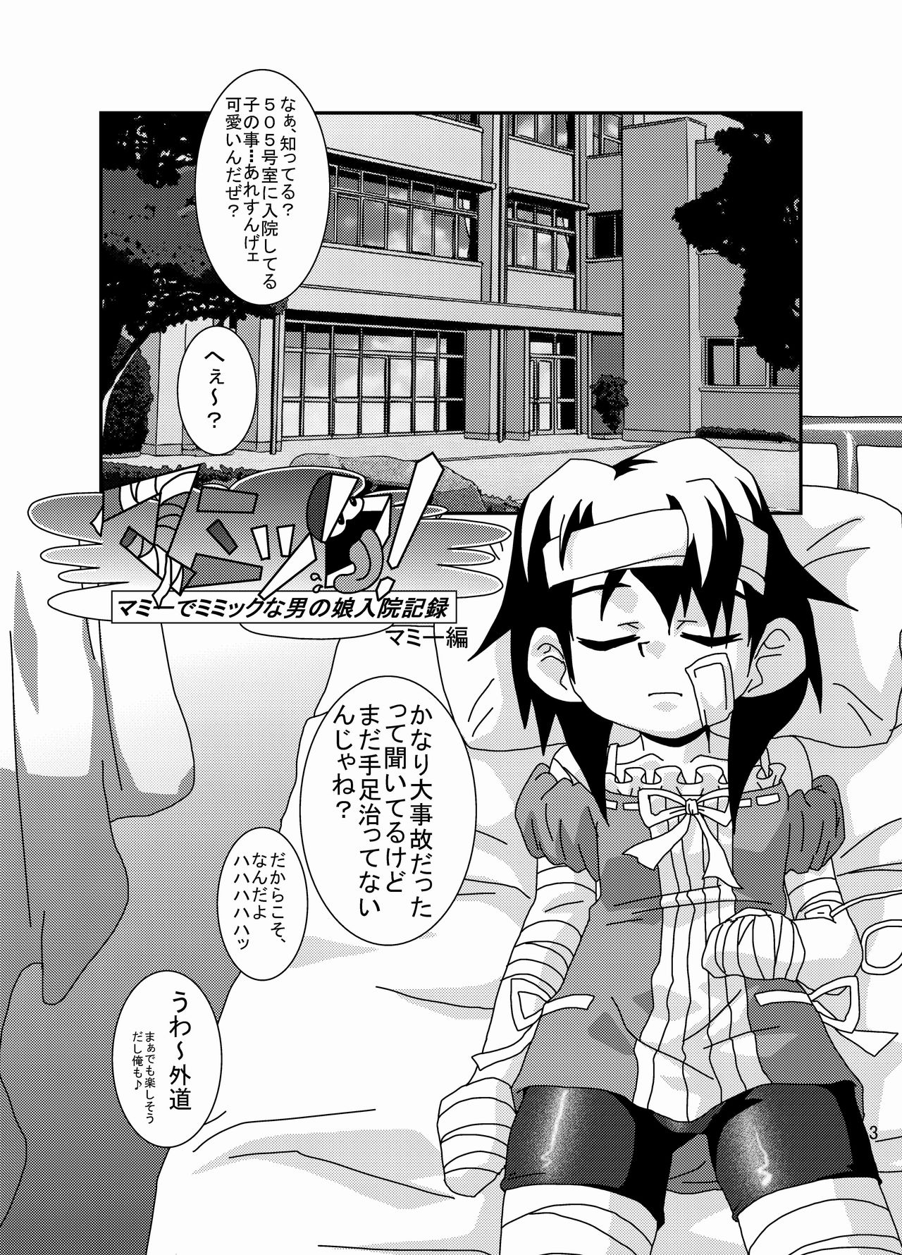 Mamikku! Mamii de Mimikku na Otokonoko Nyuuin Kiroku page 2 full