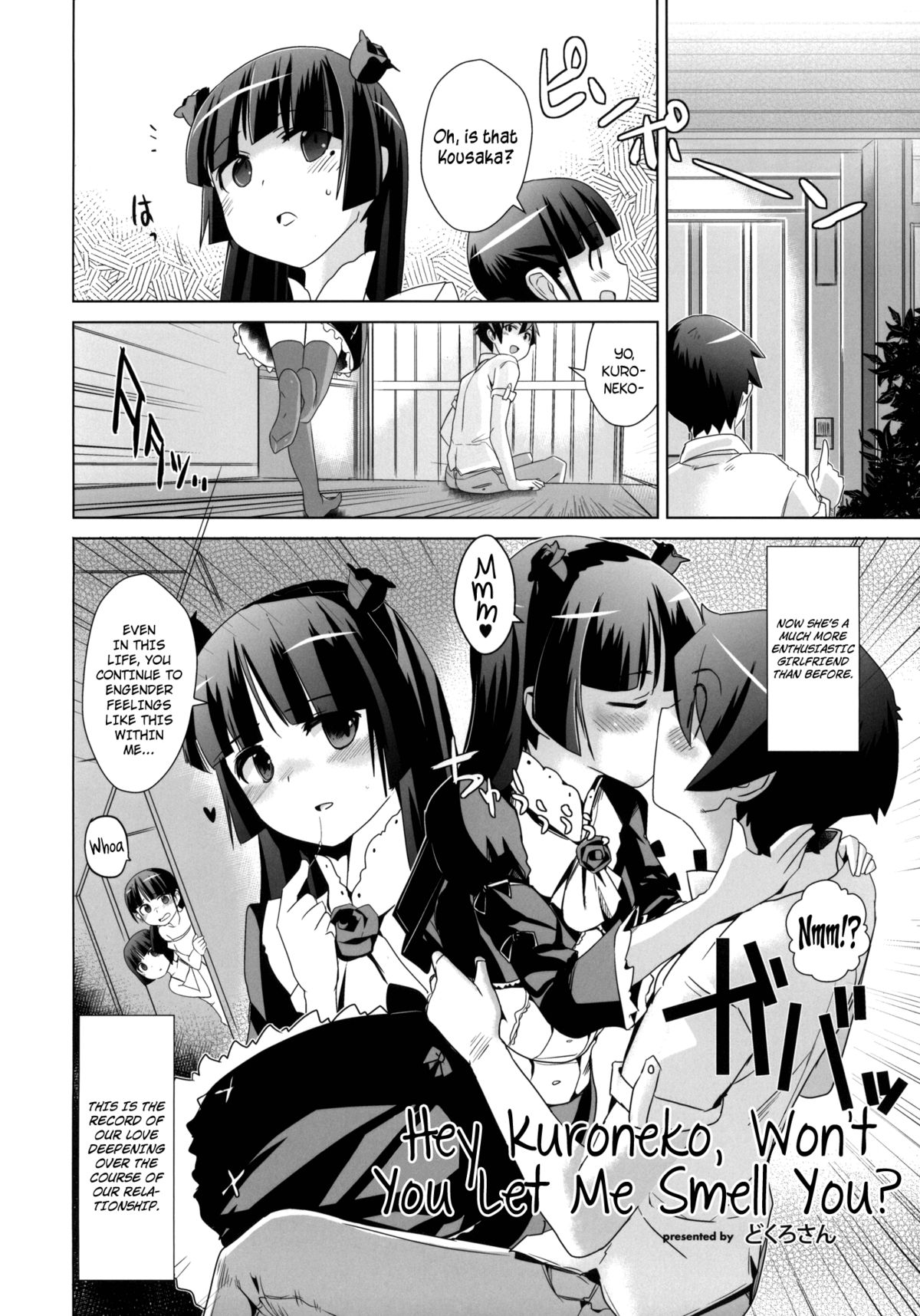 Kuroneko yo Ore ni Nioi wo Kagasetekurenaika? | Hey Kuroneko, Won't You Let Me Smell You? + Paper   =LWB + Afro= page 4 full