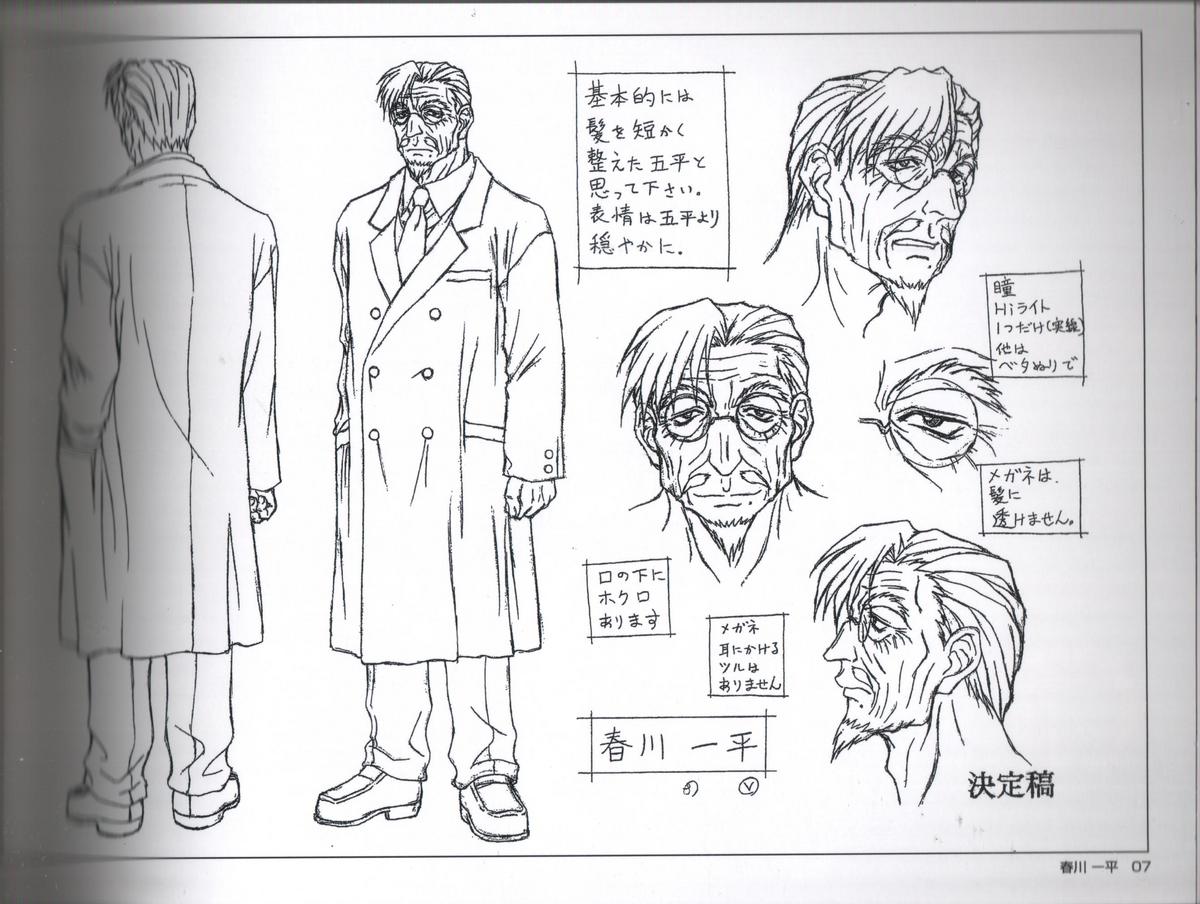 Kao no Nai Tsuki The Animetion Settei Shiryoushuu page 10 full