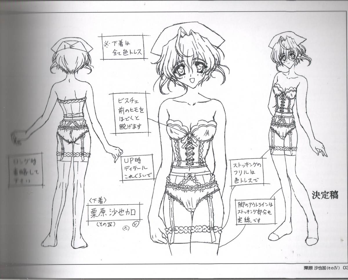 Kao no Nai Tsuki The Animetion Settei Shiryoushuu page 6 full