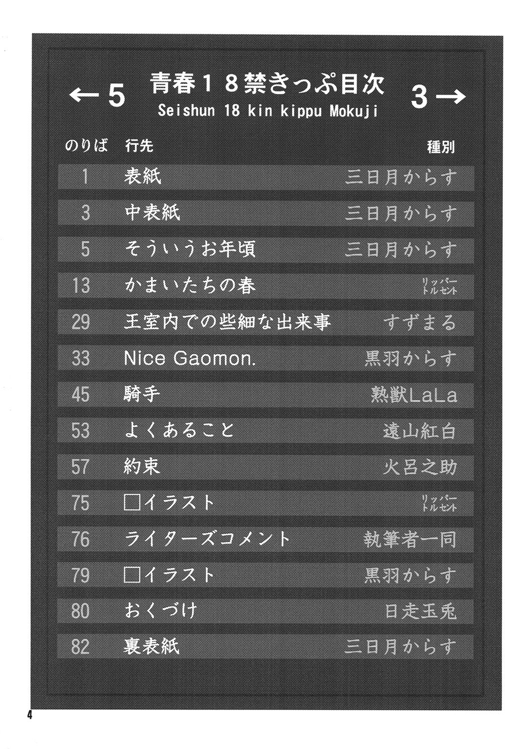 Seishun 18kin Kippu page 3 full