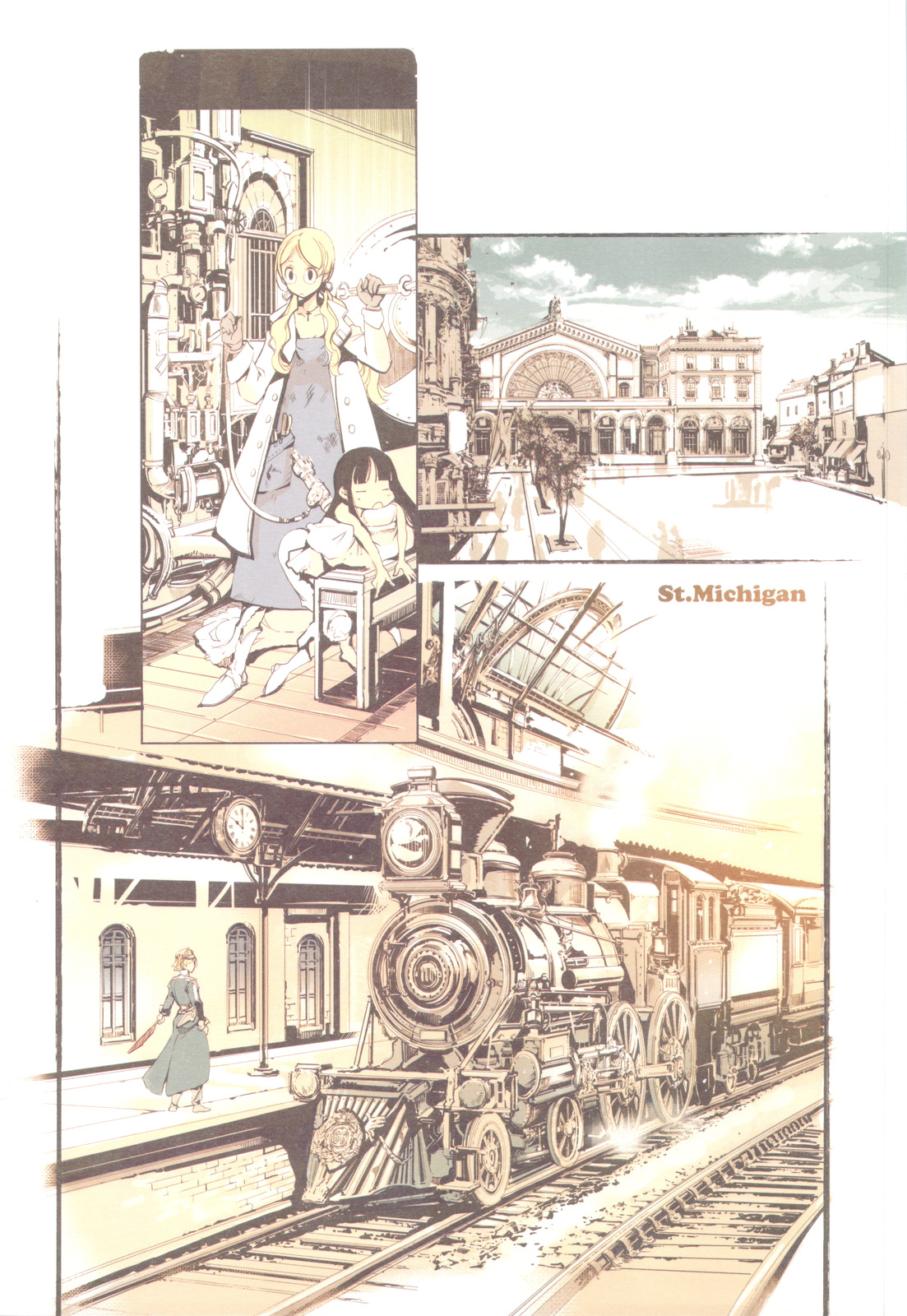 TETSUBA-TEKKI CHRONOMETRIC HEARTS#3 ROYAL HIGHLANDERS + Paper page 10 full