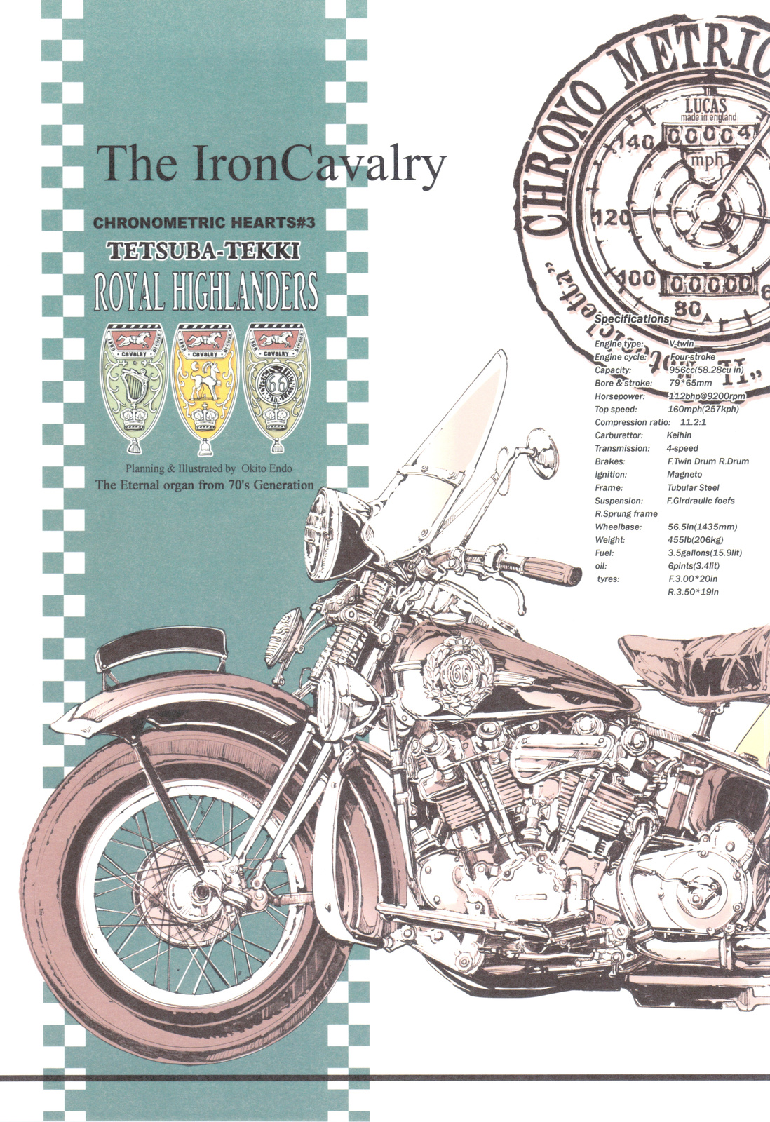 TETSUBA-TEKKI CHRONOMETRIC HEARTS#3 ROYAL HIGHLANDERS + Paper page 5 full